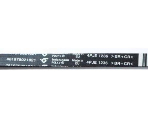 Ремень 1236 J4, чер.<1165mm> , замена C00309380, 48123...