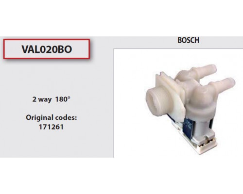 Электроклапан 2Wx180_D-14, BOSCH-00428210, 00171261, 62AB023...
